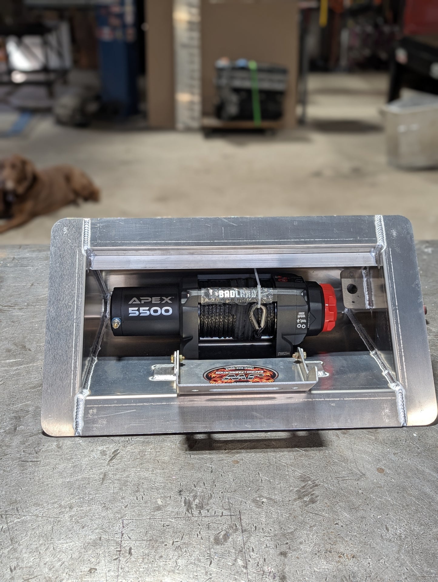 In-Floor Winch Box 12" on center
